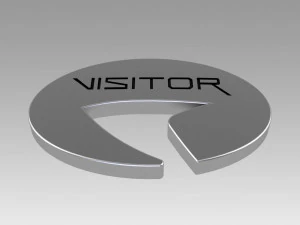 star trek picard starfleet visitor badge 3D Print Model