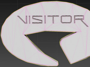 star trek picard starfleet visitor badge 3D प्रिंट मॉडल