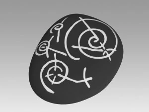 replika kamienia star trek voyager chakotays chah mooz ee Model do druku 3D