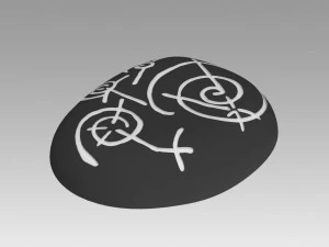 star trek voyager chakotays chah mooz ee stone replica prop 3D Print Model