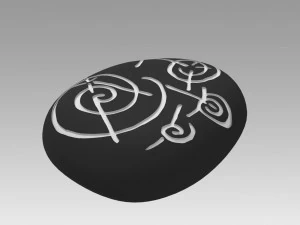 star trek voyager chakotays chah mooz ee stone replica prop 3D Print Model
