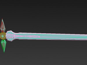 sao kirtos dark repulser sword cosplay prop 3D-printmodel
