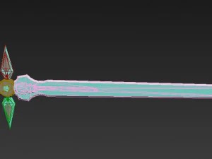 sao kirtos dark repulser sword cosplay prop 3D Print Model
