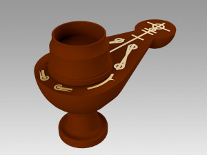 star trek voyager vulcan styled meditation lamp Modello di stampa 3D