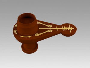 star trek voyager vulcan styled meditation lamp Modello di stampa 3D