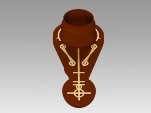 star trek voyager vulcan styled meditation lamp Modello di stampa 3D