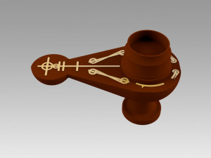 star trek voyager vulcan styled meditation lamp Modello di stampa 3D