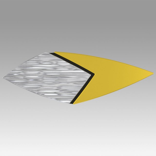 star trek voyager relativity starfleet combadge replica 3D Print Model .c4d .max .obj .3ds .fbx .stl .blend 