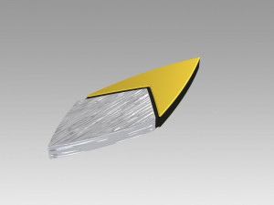 star trek voyager relativity starfleet combadge replica 3D Print Model