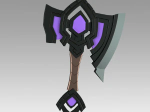 World of Warcraft Shadowlands hacha basti&oacute;n cosplay Modelo de impresión 3D