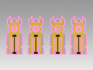 star trek generations klingon isolinear optical chips 3D Print Model
