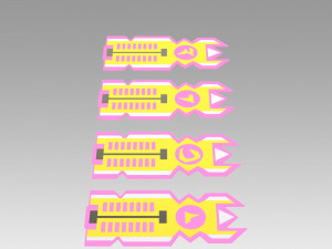 star trek generations klingon isolinear optical chips 3D Print Model