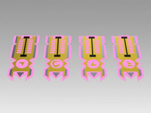 star trek generations klingon isolinear optical chips 3D Print Model