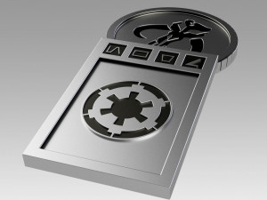 star wars galactic currency from sabacc table Model Cetak 3D