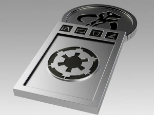 star wars galactic currency from sabacc table 3D Print Model