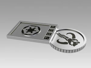 star wars galactic currency from sabacc table 3D Print Model
