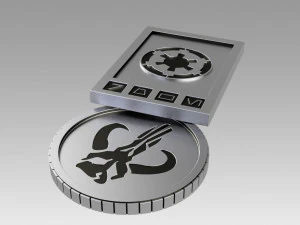 star wars galactic currency from sabacc table 3D Print Model
