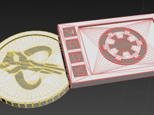 star wars galactic currency from sabacc table 3D Print Model