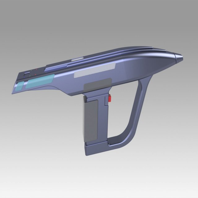 star trek the next generation romulan disruptor Model Cetak 3D .c4d .max .obj .3ds .fbx .stl .blend 