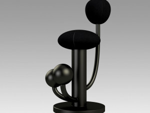 star trek the next generation black stool 3D Druckmodell