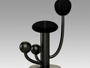 star trek the next generation black stool 3D Druckmodell