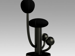 star trek the next generation black stool 3D Druckmodell