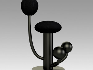 star trek the next generation black stool 3D Druckmodell