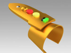 star trek eymorg control bracelet spocks brain 3D Print Model