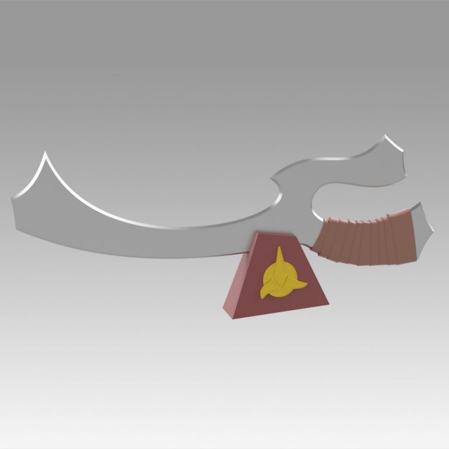 star trek first contact klingon mekleth cosplay prop Modelo de impresión 3D .c4d .max .obj .3ds .fbx .stl .blend