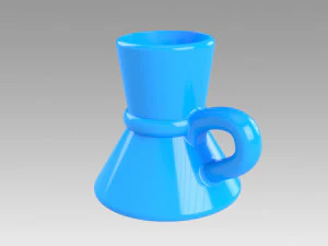 Rekwizyt repliki kubka Star Trek Deep Space dziewięć Kira raktajino Model do druku 3D