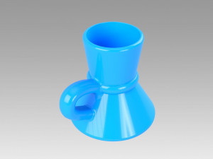 star trek deep space nine kiras raktagino mug replica prop 3D Принт Модель