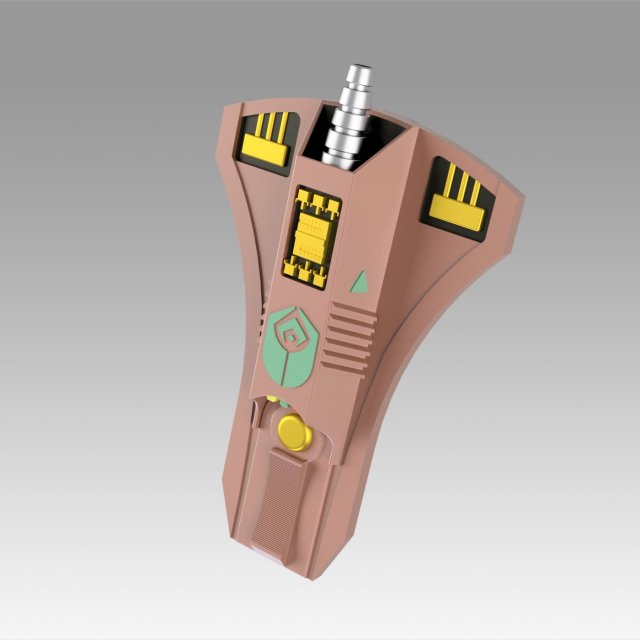 star trek the next generation ferengi phaser cosplay prop Model Cetak 3D .c4d .max .obj .3ds .fbx .stl .blend 