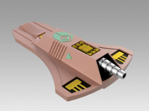 star trek the next generation ferengi phaser cosplay prop Model Cetak 3D