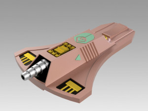 star trek the next generation ferengi phaser cosplay prop Model Cetak 3D