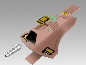 star trek the next generation ferengi phaser cosplay prop Model Cetak 3D