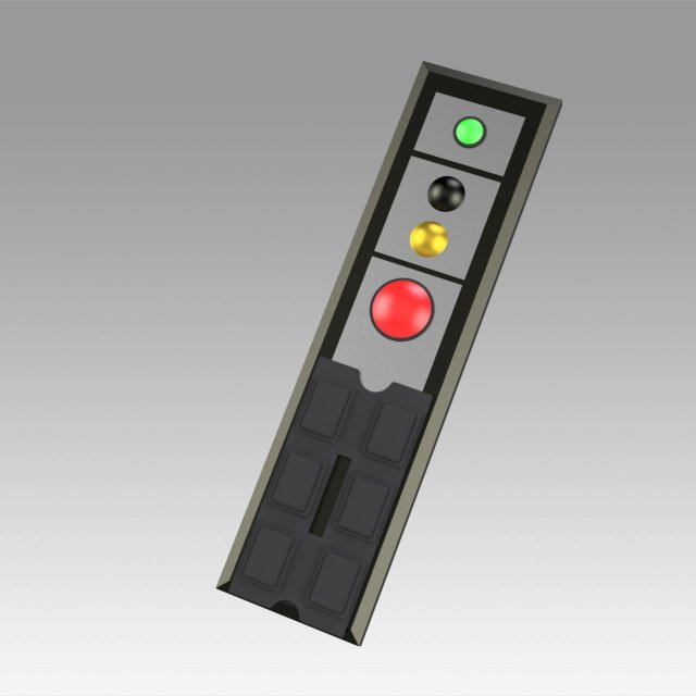 star trek enterprise remote control or hand held button control Model do druku 3D .c4d .max .obj .3ds .fbx .stl .blend 