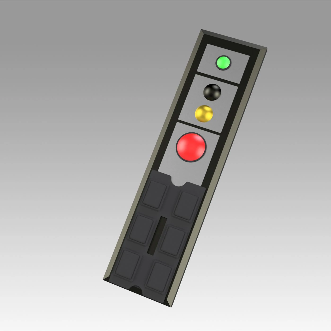 star trek enterprise remote control or hand held button control 3D Print Model .c4d .max .obj .3ds .fbx .stl .blend