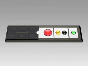 star trek enterprise remote control or hand held button control 3D Print Model