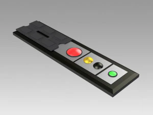 star trek enterprise remote control or hand held button control 3D Print Model