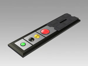 star trek enterprise remote control or hand held button control 3D Print Model