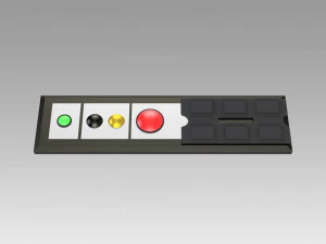 star trek enterprise remote control or hand held button control 3D Print Model