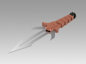 star trek the search for spock exacting of the klingon dk tahg Model Cetak 3D