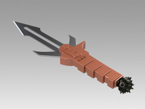 star trek the search for spock exacting of the klingon dk tahg Model Cetak 3D
