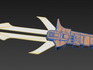 star trek the search for spock exacting of the klingon dk tahg Model Cetak 3D