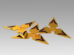 overwatch ow genji nihon skin shuriken cosplay prop 3D 프린트 모델