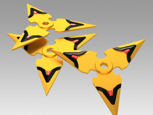 overwatch ow genji nihon skin shuriken cosplay prop 3D 프린트 모델