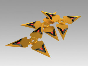 overwatch ow genji nihon skin shuriken cosplay prop 3D 프린트 모델