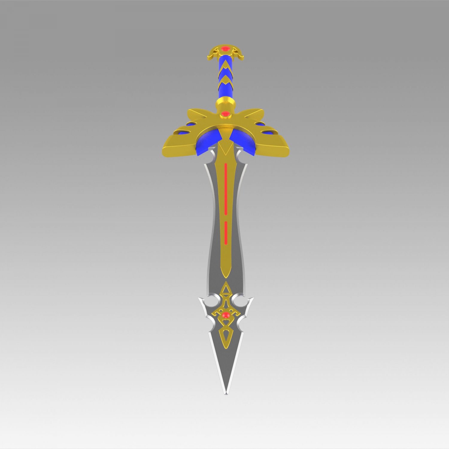 STL file Gilded Dragon Sword 🐉・3D printable design to download・Cults