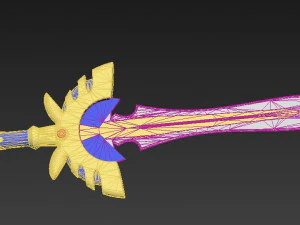 dragon quest echoes of elusive age definitive edition hero sword 3D Print Model