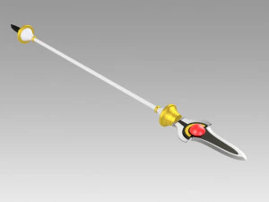 the rising of the shield hero motoyasu kitamura spear 3D Print Model